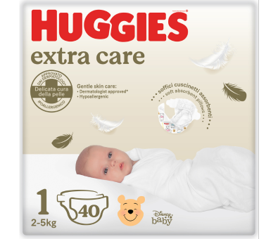 Huggies Newborn (nouveaux-nés) Couches Bébé Unisexe X84 Taille 1