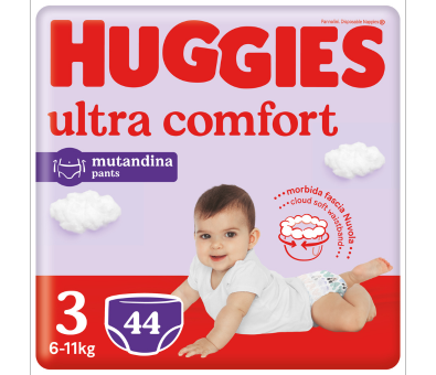 Huggies Couches Culottes Bébé Ultra Comfort Taille 4 144 Pièces